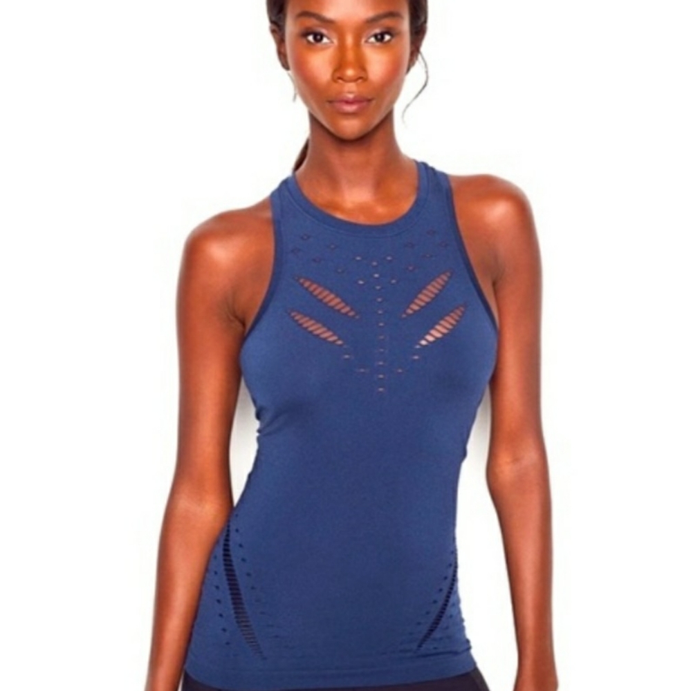 NWT Victoria Sport Navy Workout Tank M